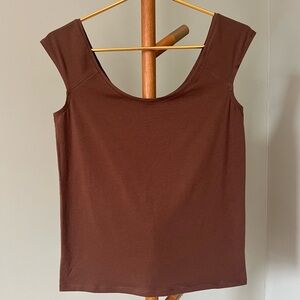 Everlane The Supima® Form Cap-Sleeve Tee